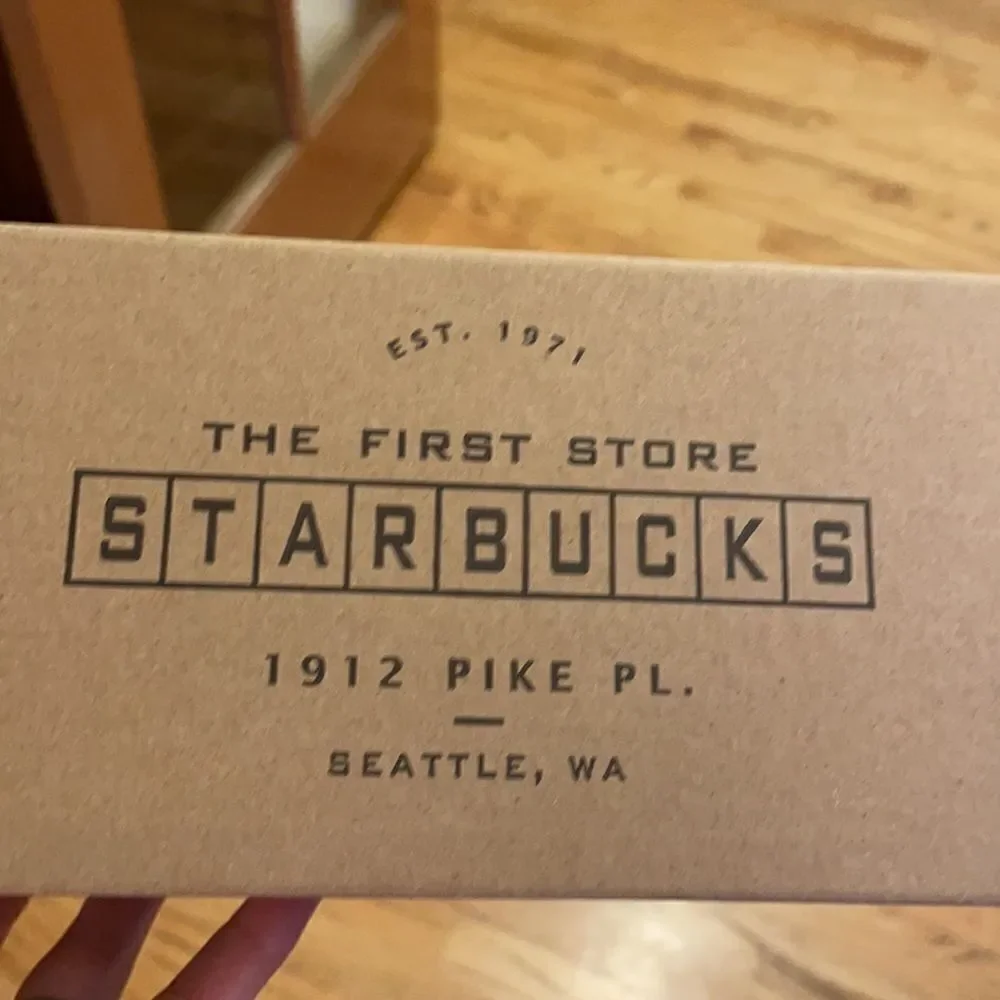 STARBUCKS pike place amber mermaid siren tumbler